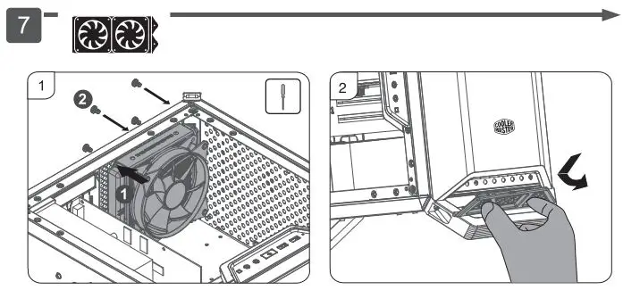 COOLER MASTER MASTERBOX Q300P Mini Tower Transparent Acrylic Side Panel Case User Manual - How to use
