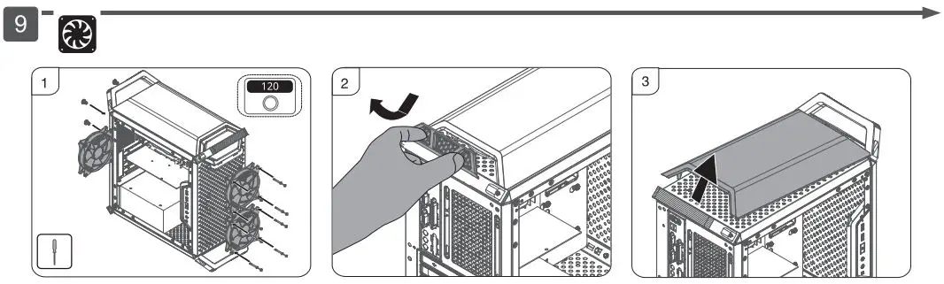 COOLER MASTER MASTERBOX Q300P Mini Tower Transparent Acrylic Side Panel Case User Manual - How to use