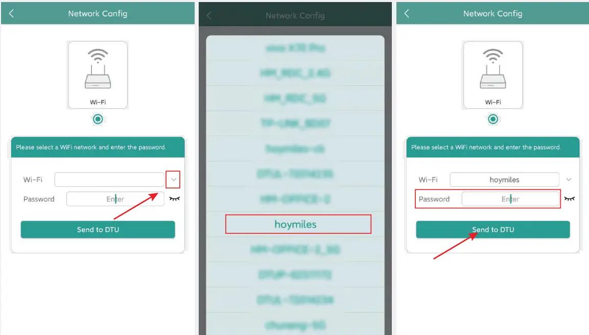 hoymiles DTU Lite S SE Modulo WiFi USB - password