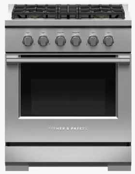 FISHER PAYKEL RGV3 304 L 30 Inch 4 Burners LPG Gas Range