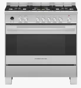 FISHER PAYKEL OR90SDG6X1 5 Burners Self-Cleaning Freestanding Range Cooker