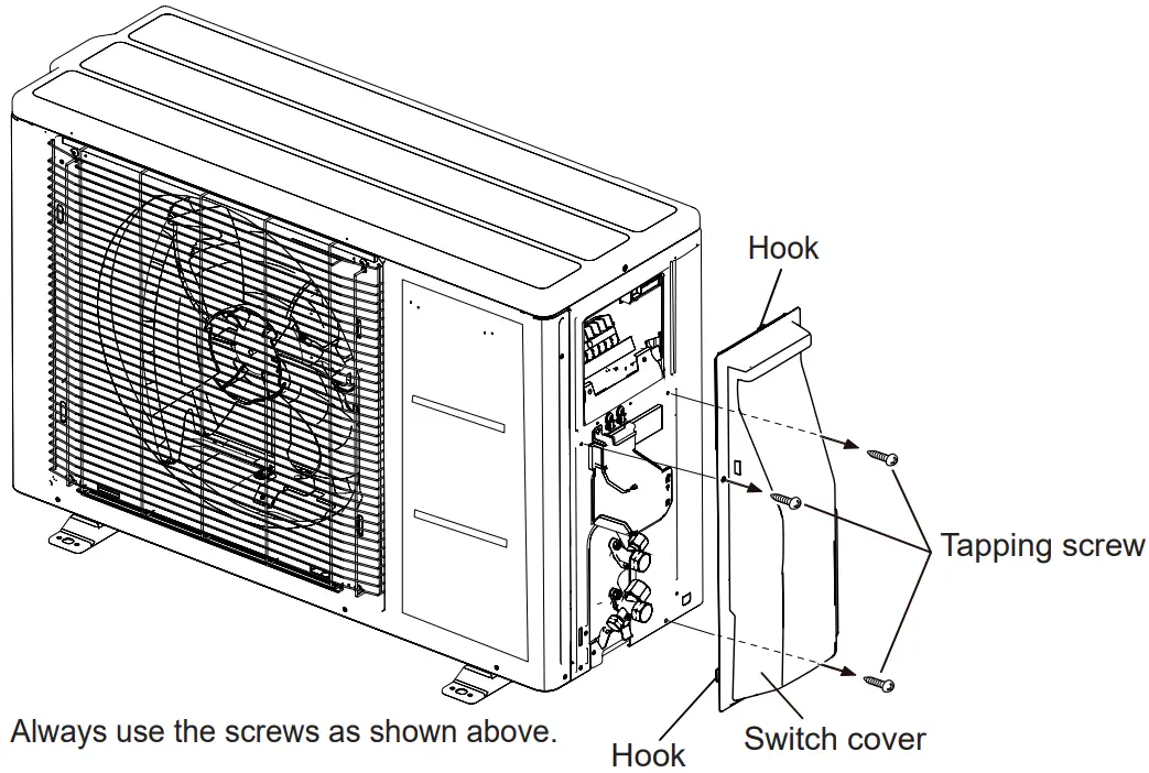 Removing and replacing parts