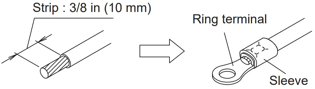 Air Conditioner Outdoor Unit Electrical wiring