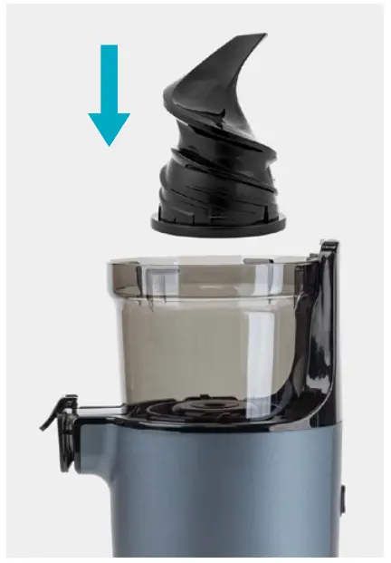 Shine KITCHEN SJX 1WH XL Cold Press Compact Juicer-ASSEMBLE1