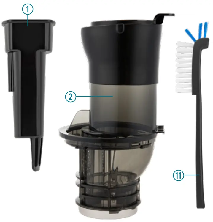 Shine KITCHEN SJX 1WH XL Cold Press Compact Juicer-PARTS