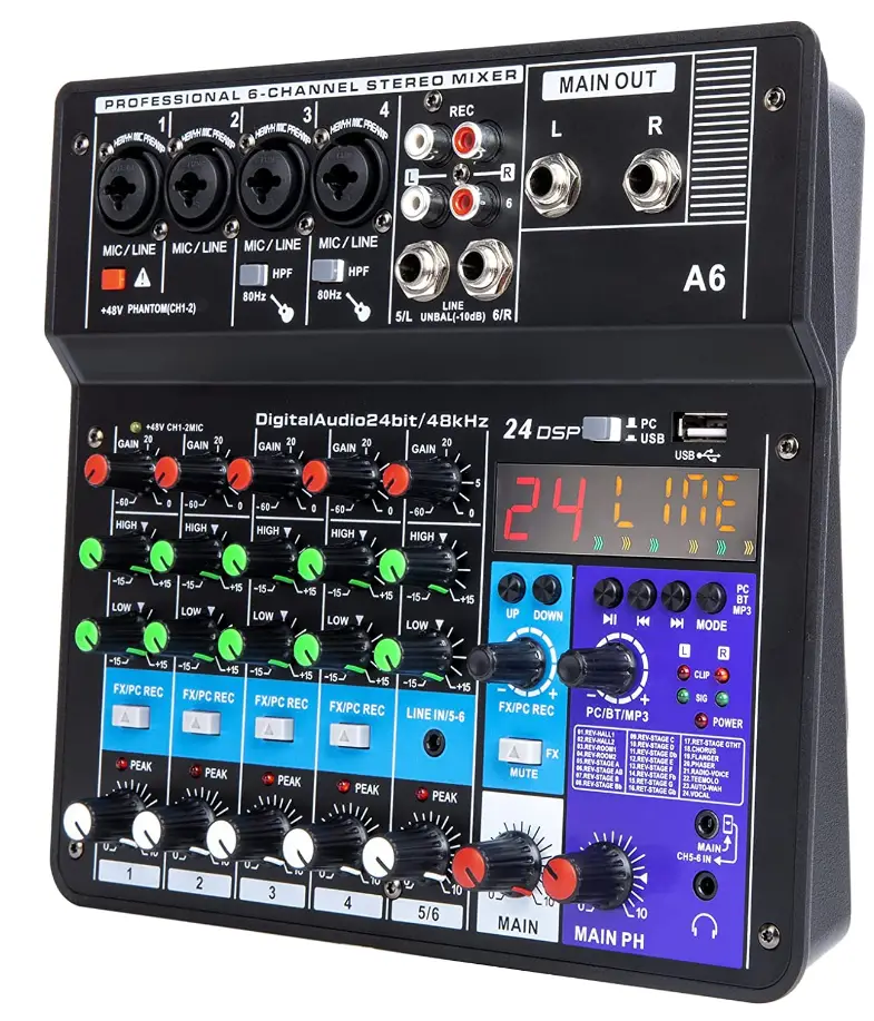 Portable Digital Line Mixer