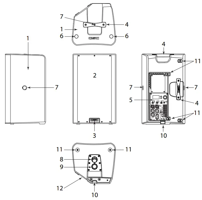 QSC-K10.2-Active-10-inches-Powered-Loudspeaker-fig-1