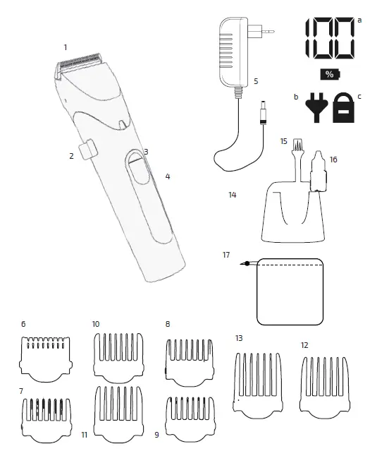 cecotec-4235-PRECISIONCARE-Wet-and-Dry-Shaving-Machines-Trimmers-fig 1