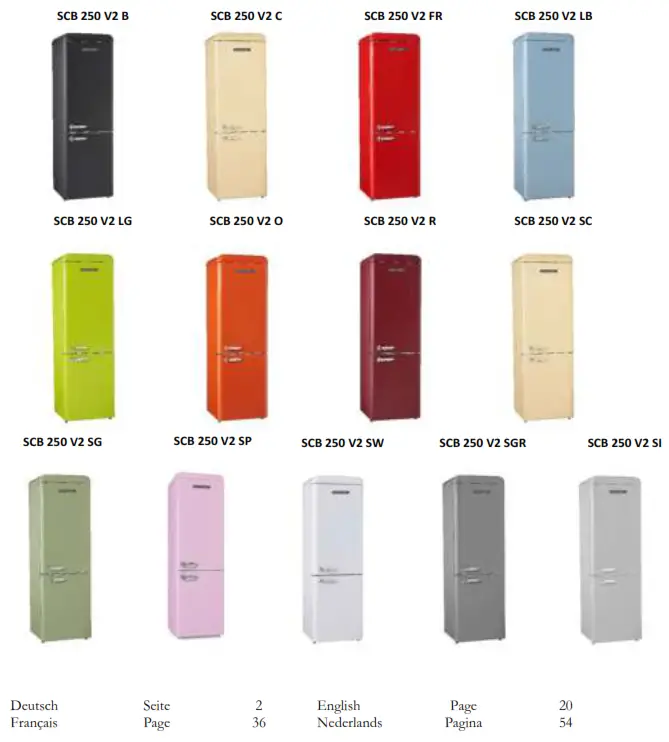 SCHNEIDER SCB 250 V2 B Fridge-Freezer