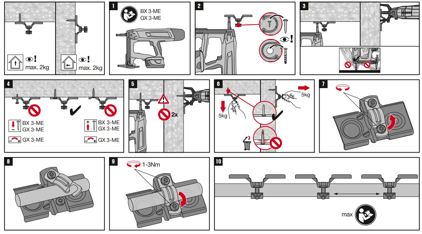 HILTI X EAS FE Series Single Cable Holder-