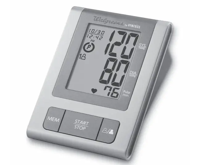 Homedics Walgreens Automatic Blood Pressure Monitor 518731 Manual