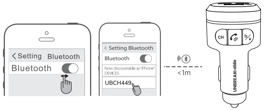 UNBREAKcable UBCH449 Car Wireless FM Transmitter-fig6