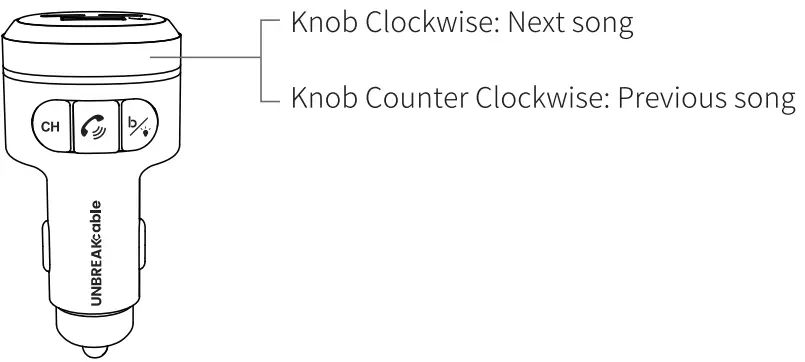 UNBREAKcable UBCH449 Car Wireless FM Transmitter-fig9