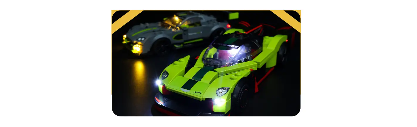 Game Of Bricks Light Kit For Aston Martin Valkyrie Amr Pro And Aston Martin Vantage Gt3 76910 Instruction Manual