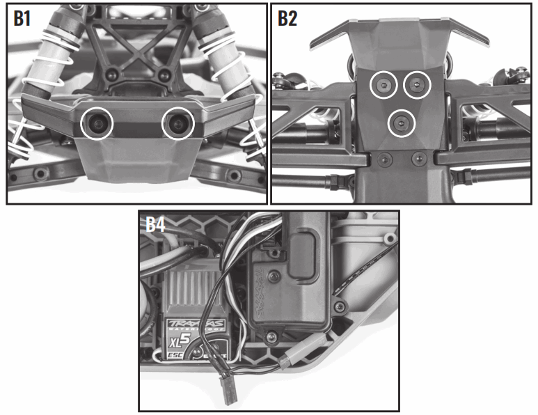 TRAXXAS Rustler 4X4 LED Lighted Bumper Kit - 4