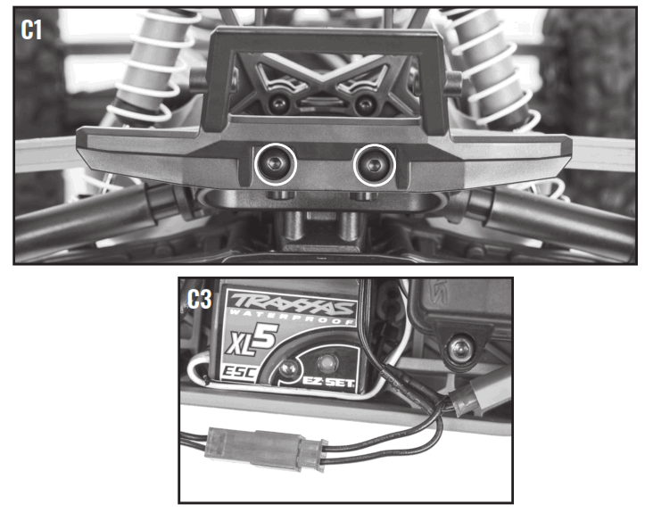 TRAXXAS Rustler 4X4 LED Lighted Bumper Kit - 5