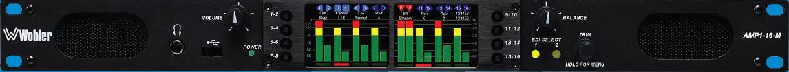 Wohler AMP1-16-M-Dual-Input SD SDI-16-Channel-Audio-Monitor-FIG- (4)