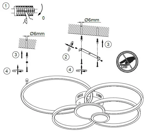 Paul Neuhaus 14549 LED Ceiling Light-3