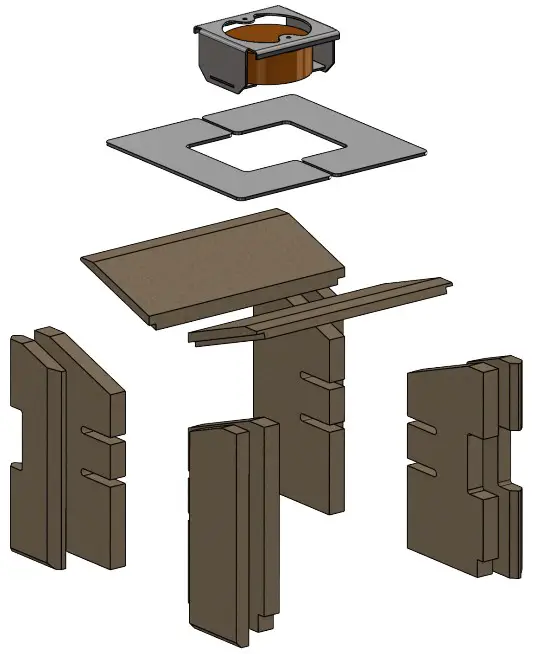 Double sided brick set