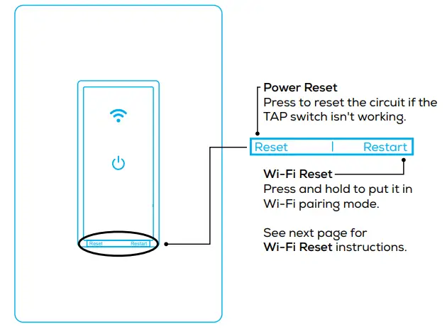 geeni 3-Way Smart WiFI Light Switch - restart