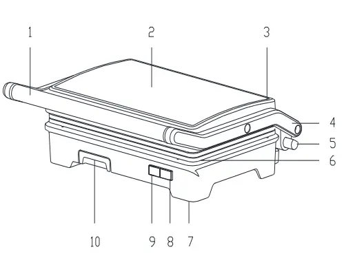 Orbegozo-GR-3250-Grill-fig 1