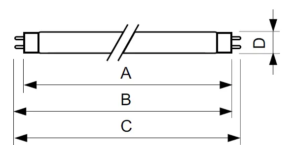 PHILIPS TL-D 18W TL-D Standard Colours Linear Fluorescent Tube 1