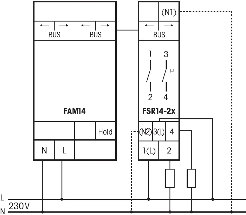 Eltako RS485 Bus Actuator 2-Channel Impulse Switch 02