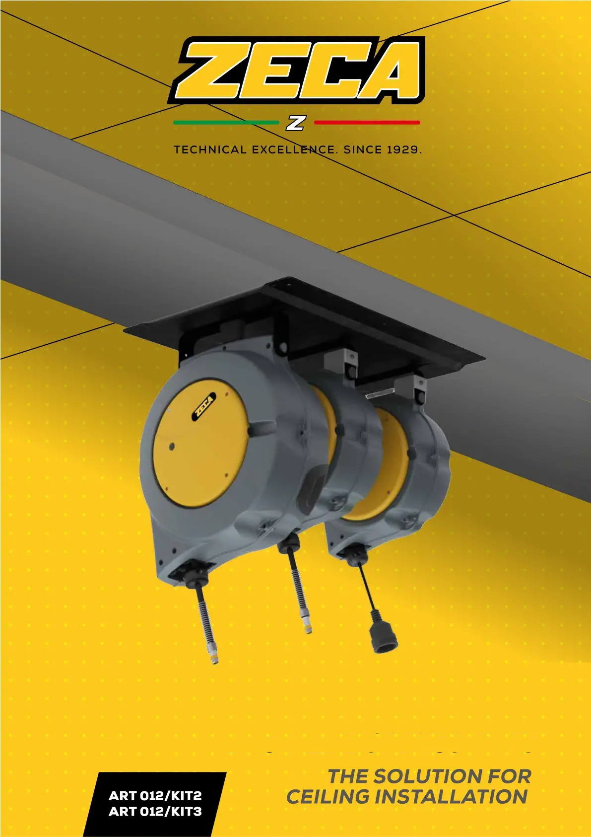 ZECA ART 012-KIT2 Cable Reels Installation Guide