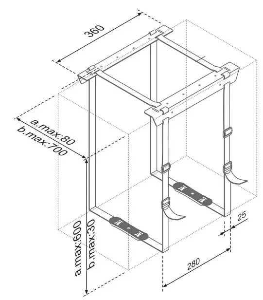Neomounts D025black Cpu Holder Instruction Manual