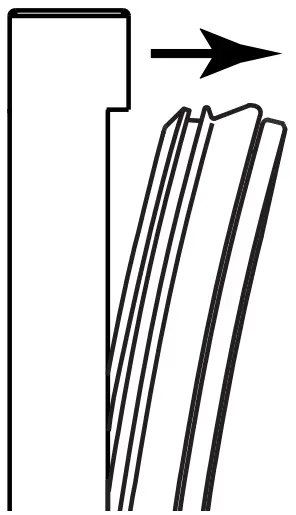 U LINE 2224RGL 24 Inch Glass Door Refrigerator - FIGURE 10