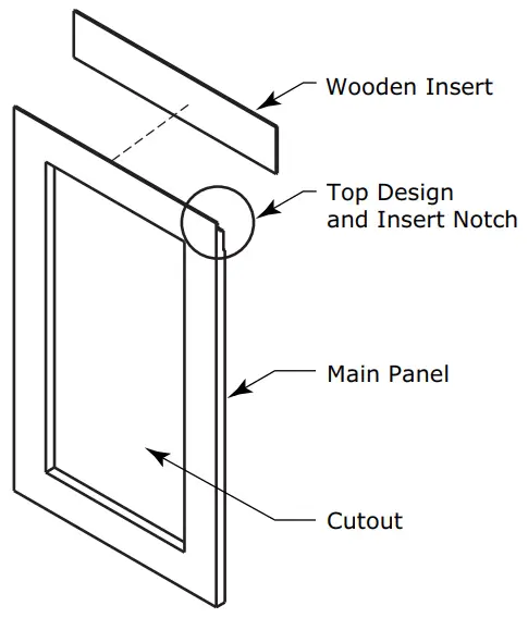 U LINE 2224RGL 24 Inch Glass Door Refrigerator - FIGURE 2