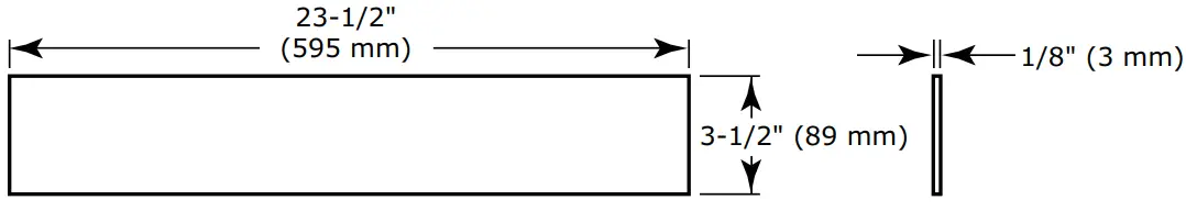 U LINE 2224RGL 24 Inch Glass Door Refrigerator - FIGURE 5