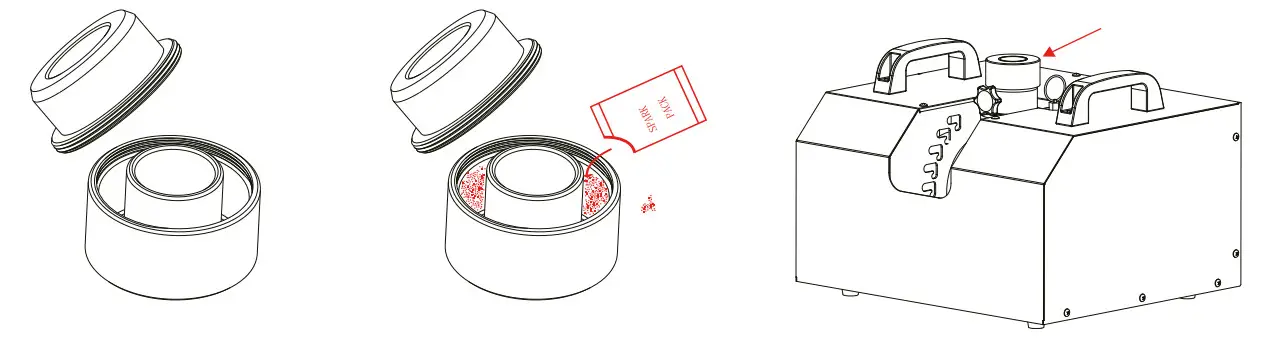 AFX LIGHT 16-2905 Spark Machine - parts 4