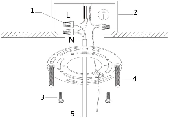 ExBrite LWSVL1310BN 23-in 3-Light Satin Nickel Glam Vanity Light 01