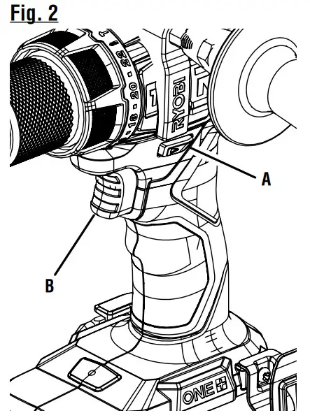 RYOBI PBLHM101-PTR 18V Brushless Hammer Drill 1