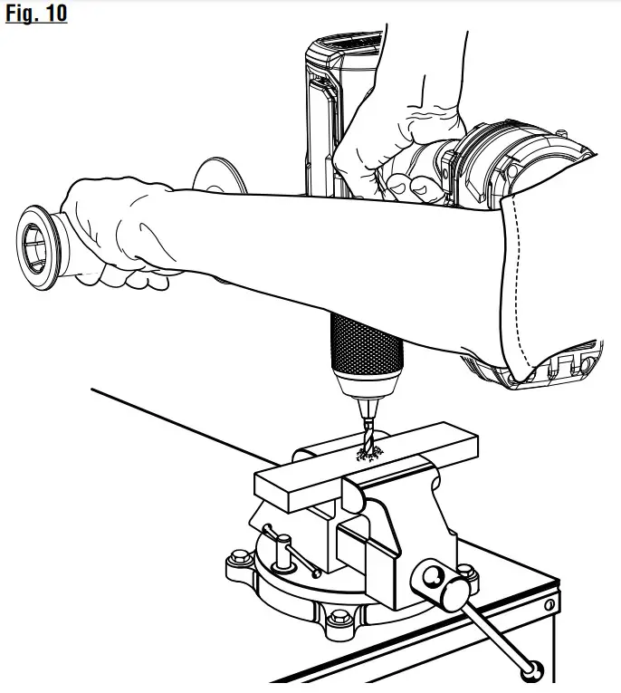 RYOBI PBLHM101-PTR 18V Brushless Hammer Drill - fig 10