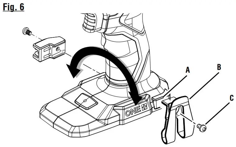 RYOBI PBLHM101-PTR 18V Brushless Hammer Drill - fig 6