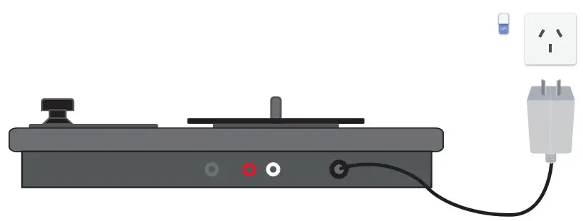 BAUHN ARTTS-0821-W Turntable With Speakers - Connect to Power