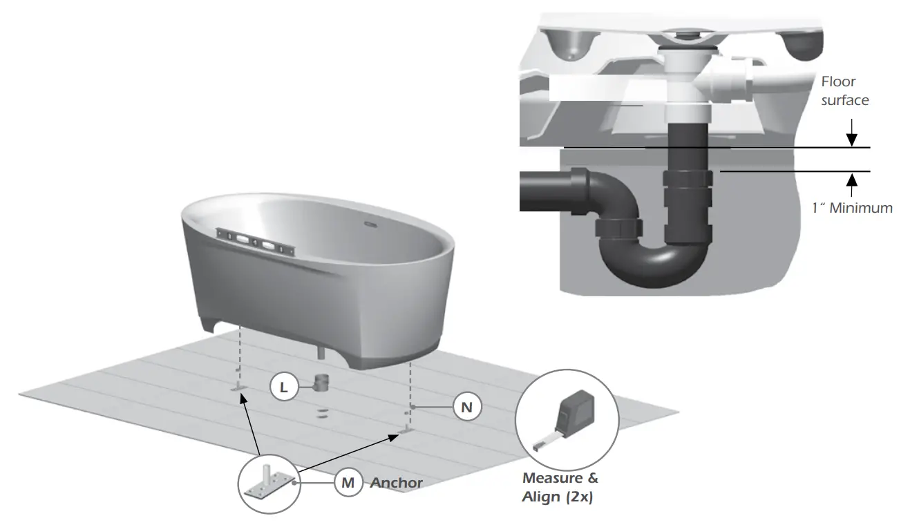 BainUltra Scala Classic Elegance Bathtub - PLUMBING 12