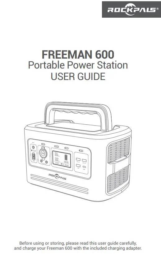 ROCKPALS Freeman 600 Portable Power Station User Guide
