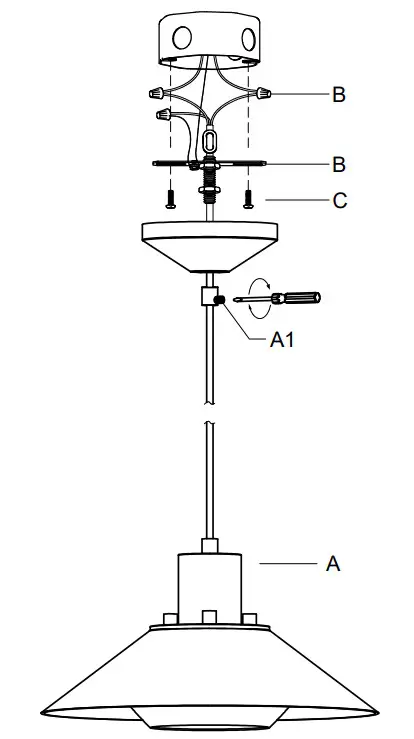 MAXIM LIGHTING 11410 Oslo 11.75 Inch 1 Light Small Pendant Light - Fig 4