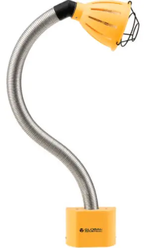 GLOBAL INDUSTRIAL 501301 Gooseneck LED Dock Light w/ 27 Inch Stainless Steel