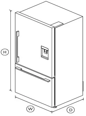 FISHER PAYKEL-RF522WDRUX4-Freestanding-Refrigerator Freezer-1