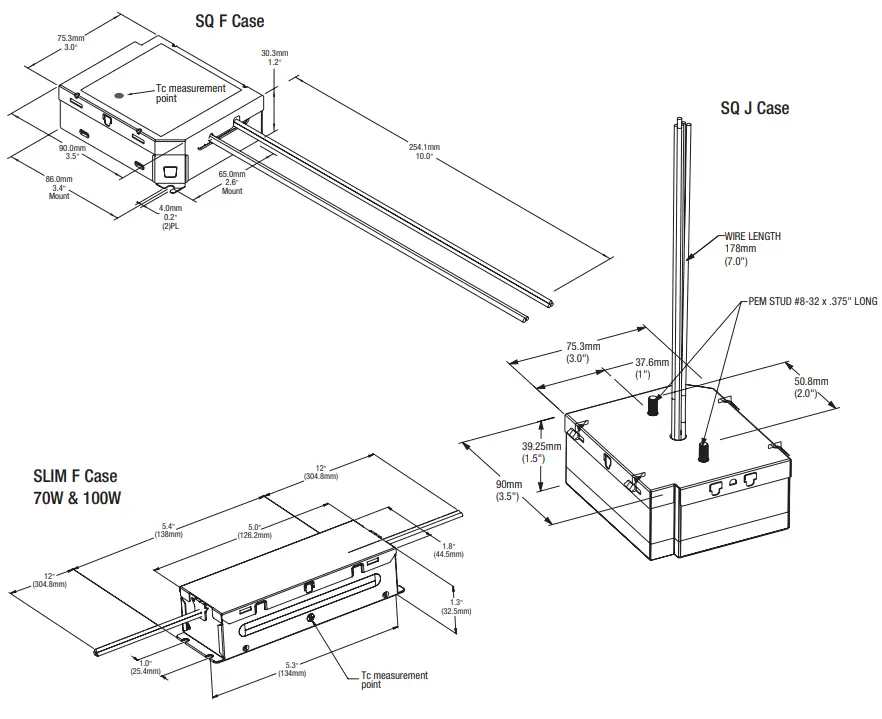 QUICKTRONIC MH Electronic Metal Halide Systems - SQ F Case