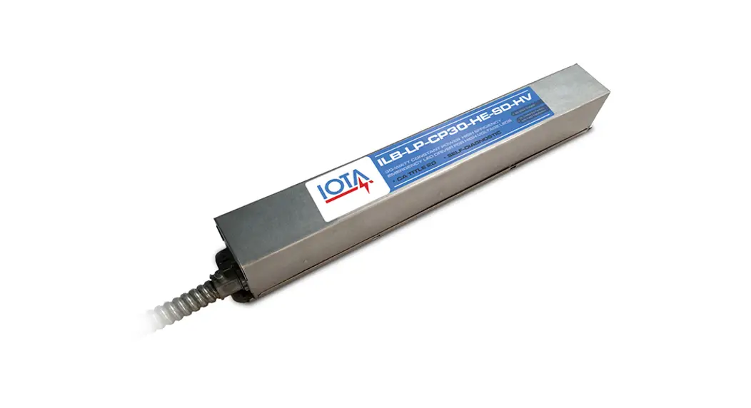 Iota Ilb2h Cp22 He Sd Hv Emergency Led Driver Instruction Manual
