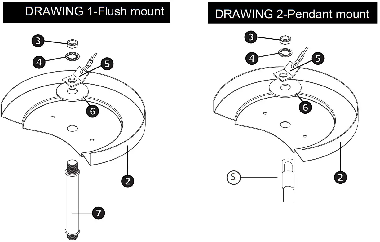 HINKLEY 41063BLK Four Light Pendant - FIGURE 1