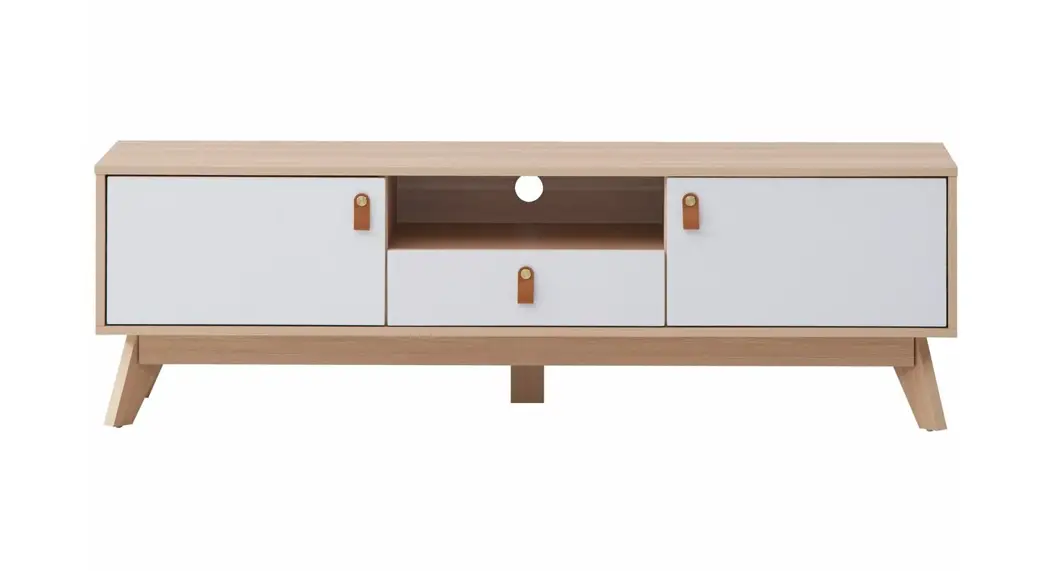 Ostro Furniture Aof-rtv03 Riley Tv Unit Light Oak Instruction Manual