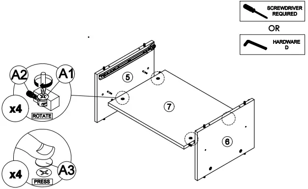 OSTRO Furniture AOF-RTV03 Riley TV Unit Light Oak - fig 11