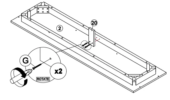 OSTRO Furniture AOF-RTV03 Riley TV Unit Light Oak - fig 15