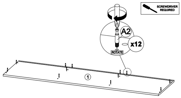 OSTRO Furniture AOF-RTV03 Riley TV Unit Light Oak - fig 5